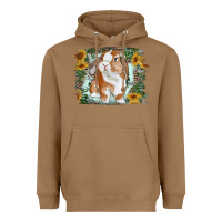 Toasted Coconut Bunny With Flower Leopard Heavyweight Hoodie - RanaPortraitStore