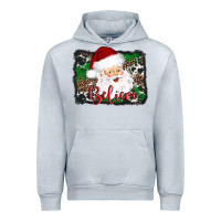 Heather Grey believe santa Urban Hoodie - AdoDesignShop