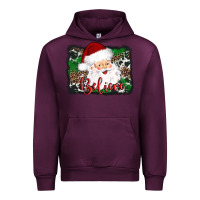 Mauve Wine believe santa Urban Hoodie - AdoDesignShop