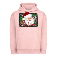 Pigment Salmon believe santa Urban Hoodie - AdoDesignShop