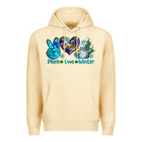 Pina Colada peace love winter ado Premium Hoodie - AdoDesignShop