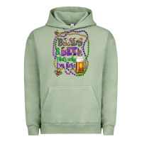 Pigment Oil Green beads & beer that's why i'm here Urban Hoodie - Artiststas