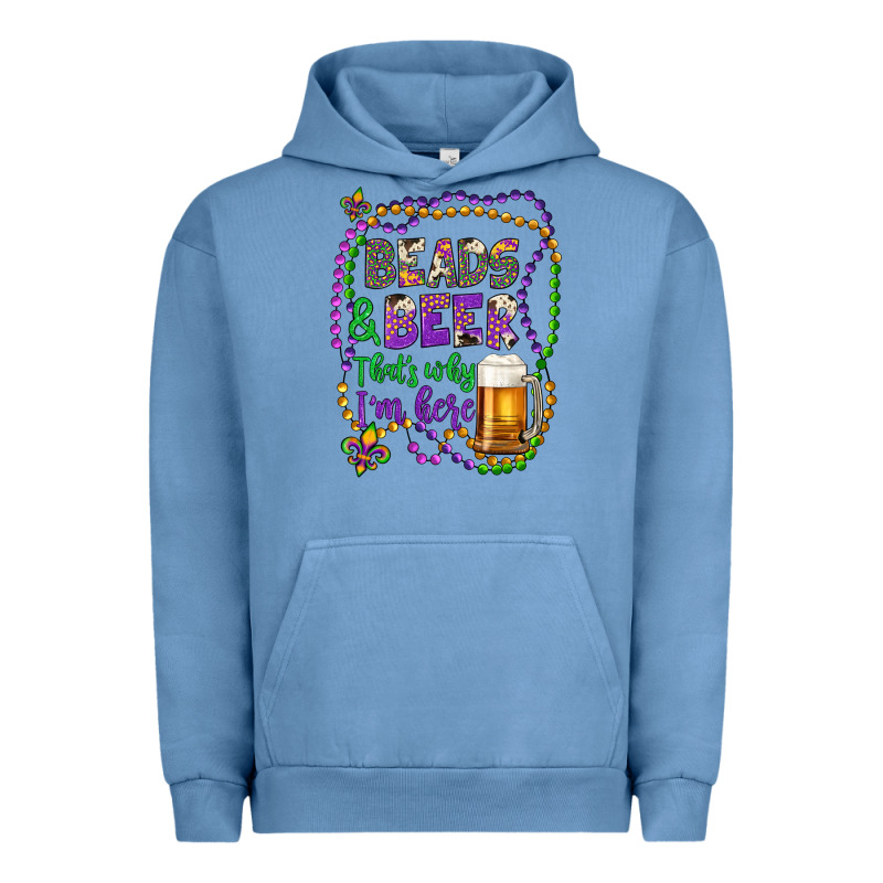 Beads & Beer That's Why I'm Here Urban Hoodie by Artiststas | Teevron