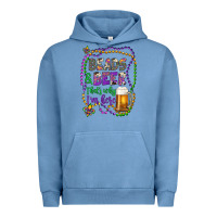 Pigment Pebble Blue beads & beer that's why i'm here Urban Hoodie - Artiststas