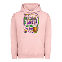 Pigment Salmon beads & beer that's why i'm here Urban Hoodie - Artiststas