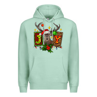 Seafoam joy with reindeer ado Premium Hoodie - AdoDesignShop