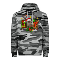 Slate Camo joy with reindeer ado Premium Hoodie - AdoDesignShop
