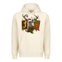 Tofu joy with reindeer ado Premium Hoodie - AdoDesignShop