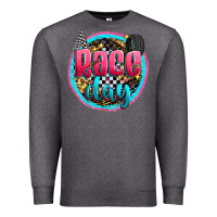 Charcoal Heather race day Premium Sweatshirt - Zillion Design Studio