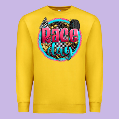 Race Day Premium Sweatshirt Designed By Zillion Design Studio