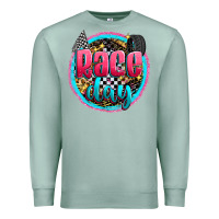 Seafoam race day Premium Sweatshirt - Zillion Design Studio