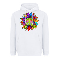 White pride sunflower Heavyweight Hoodie - texasbilliewilder