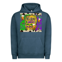 Pigment Midnight Navy beads & beer that's why i'm here Urban Hoodie - Artiststas