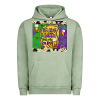 Pigment Oil Green beads & beer that's why i'm here Urban Hoodie - Artiststas