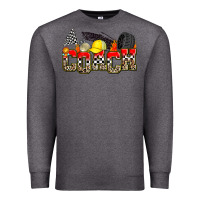 Charcoal Heather race coach Premium Sweatshirt - Zillion Design Studio