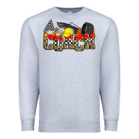 Heather Grey race coach Premium Sweatshirt - Zillion Design Studio