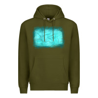 Army Green gemstone background Premium Hoodie - JahusDesignShop