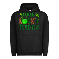 Pigment Black one lucky teacher Urban Hoodie - Artiststas