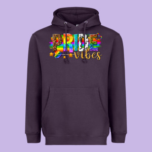Pride Vibes Heavyweight Hoodie Designed By Texasbilliewilder