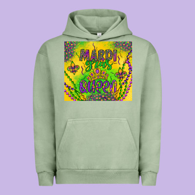 Mardi Gras Queen Urban Hoodie Designed By Artiststas