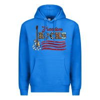 True Royal freedom rocks with guitar Premium Hoodie - Artiststas