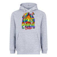 Heather Grey pride tribe lgbtq Heavyweight Hoodie - texasbilliewilder