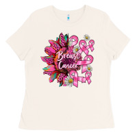 Bone breast cancer sunflower Ladies Tee - BarkalooDesign