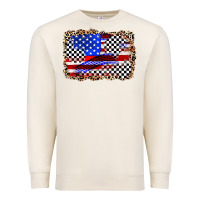 Sandshell race american flag Premium Sweatshirt - Zillion Design Studio