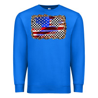 True Royal race american flag Premium Sweatshirt - Zillion Design Studio