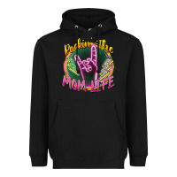Black rockin' the mom life Heavyweight Hoodie - Zillion Design Studio