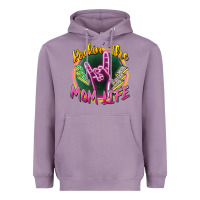 Lavender rockin' the mom life Heavyweight Hoodie - Zillion Design Studio