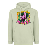 Matcha rockin' the mom life Heavyweight Hoodie - Zillion Design Studio