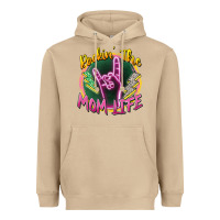 Mushroom rockin' the mom life Heavyweight Hoodie - Zillion Design Studio