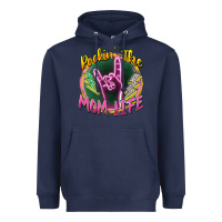 Navy rockin' the mom life Heavyweight Hoodie - Zillion Design Studio