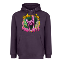 Plum rockin' the mom life Heavyweight Hoodie - Zillion Design Studio