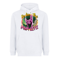White rockin' the mom life Heavyweight Hoodie - Zillion Design Studio