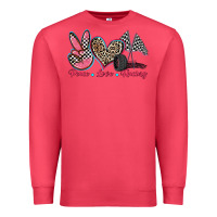 Cardinal peace love racing Premium Sweatshirt - Zillion Design Studio