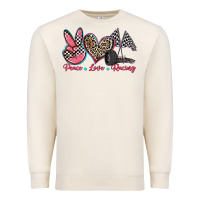 Sandshell peace love racing Premium Sweatshirt - Zillion Design Studio