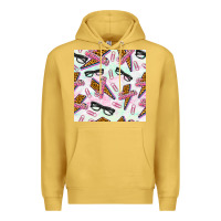 Antique Gold teacher thunderbolt and glasses Premium Hoodie - BundleAndBundleShop