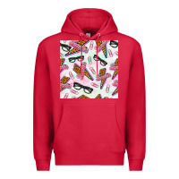 Cardinal teacher thunderbolt and glasses Premium Hoodie - BundleAndBundleShop