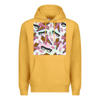 Mustard teacher thunderbolt and glasses Premium Hoodie - BundleAndBundleShop