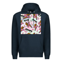 Navy teacher thunderbolt and glasses Premium Hoodie - BundleAndBundleShop