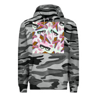 Slate Camo teacher thunderbolt and glasses Premium Hoodie - BundleAndBundleShop