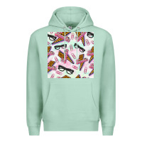 Seafoam teacher thunderbolt and glasses Premium Hoodie - BundleAndBundleShop