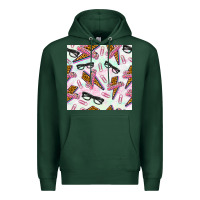 Sports Green teacher thunderbolt and glasses Premium Hoodie - BundleAndBundleShop