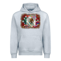 Heather Grey mexico flag christmas Urban Hoodie - AdoDesignShop