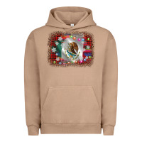 Pigment Burro mexico flag christmas Urban Hoodie - AdoDesignShop