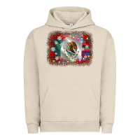 Pigment French Oak mexico flag christmas Urban Hoodie - AdoDesignShop