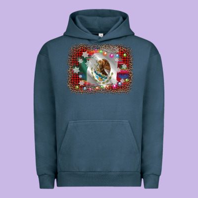 Mexico Flag Christmas Urban Hoodie Designed By Adodesignshop