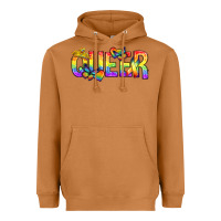 Meerkat queer pride lgbtq Heavyweight Hoodie - texasbilliewilder